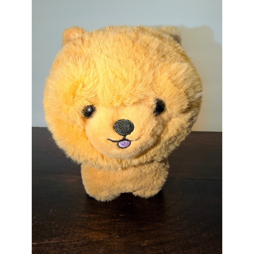 Aurora World Pomeranian‎ Puppy Teddy Pets Tan Fluffy Plush Dog Stuffed